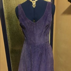 Vintage leather dress